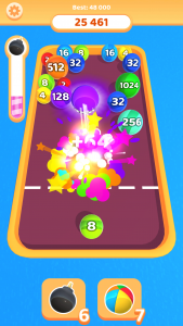 اسکرین شات 3 بازی Bubble 2048 3D