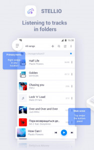 اسکرین شات 1 برنامه Stellio - Music and mp3 Player