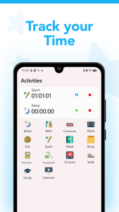 اسکرین شات 1 برنامه aTimeLogger Pro: Hours Tracker