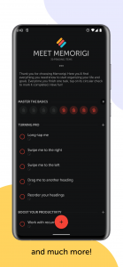اسکرین شات 5 برنامه Memorigi: To-Do List & Tasks