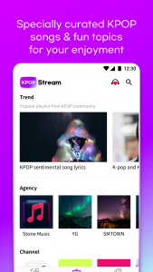 اسکرین شات 5 برنامه K-POP Stream : All about Kpop
