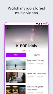 اسکرین شات برنامه K-POP Stream : All about of KPop 4