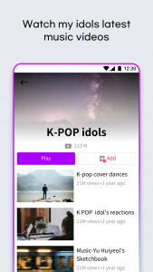 اسکرین شات 4 برنامه K-POP Stream : All about Kpop