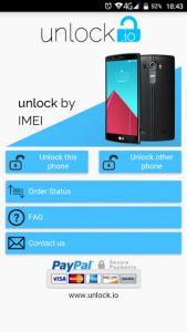 اسکرین شات برنامه Unlock your LG phone by code 1