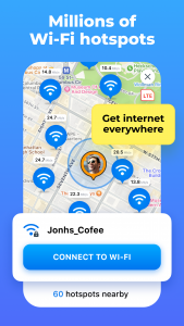 اسکرین شات برنامه WiFi Map®: Internet, eSIM, VPN 2