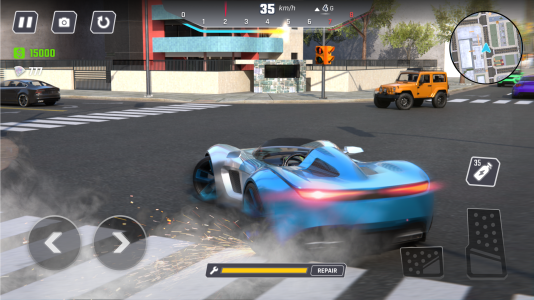 اسکرین شات 4 بازی Real Car Driving Simulator