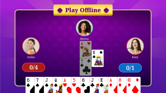 اسکرین شات 1 بازی Spades