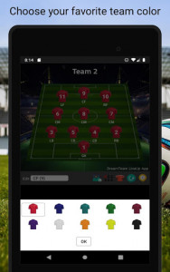 اسکرین شات برنامه Lineup zone - Soccer Lineup 5