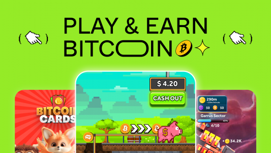 اسکرین شات برنامه ZBD: Earn Bitcoin Rewards 1