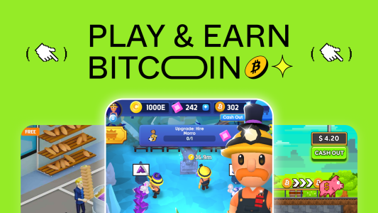 اسکرین شات 1 برنامه ZBD: Earn Bitcoin Rewards