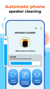 اسکرین شات 1 برنامه Speaker Cleaner・Volume Booster