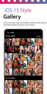 اسکرین شات برنامه Gallery iPhone 13, iOS Gallery 2