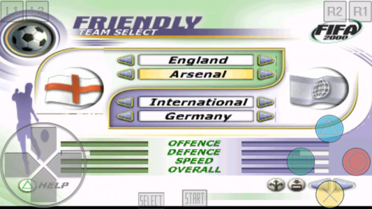 اسکرین شات بازی فیفا 2000 2