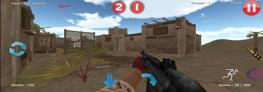 اسکرین شات بازی جنگ سخت 3