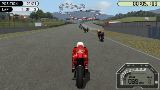 اسکرین شات بازی مسابقات موتور GP 11