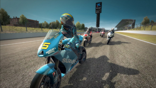 اسکرین شات بازی مسابقات موتور GP 8
