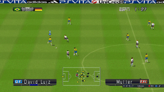 اسکرین شات بازی فوتبال PES 2013 (لیگ جهانی) 3