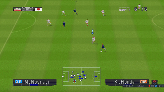 اسکرین شات بازی فوتبال PES 2013 (لیگ جهانی) 6