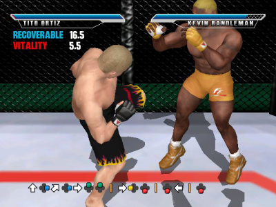اسکرین شات بازی مسابقات قهرمانی UFC 15