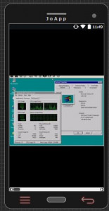 اسکرین شات برنامه ویندوز 95 در اندروید 3
