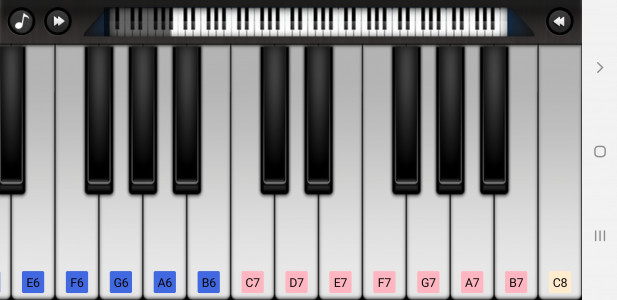 اسکرین شات برنامه پیانو  - بازی پیانو 3