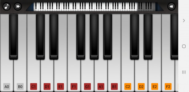 اسکرین شات برنامه پیانو  - بازی پیانو 1