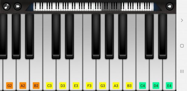 اسکرین شات برنامه پیانو  - بازی پیانو 4