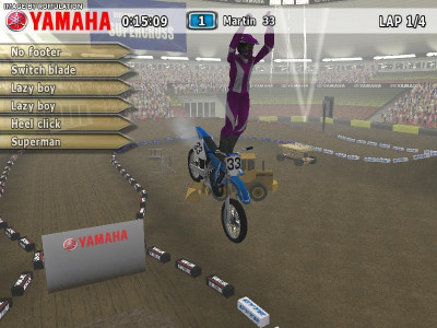 اسکرین شات بازی مسابقات موتور سواری یاماها 3