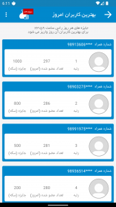 اسکرین شات برنامه عضو بگیر کانال روبیکا 6
