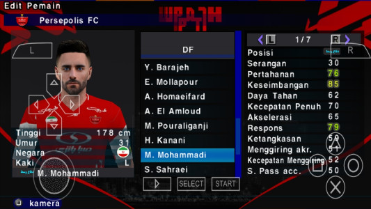 اسکرین شات 5 بازی ‏‏شبیه سازفوتبال لیگ برتر ایران(گزارشگر فارسی)