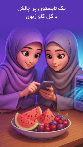 اسکرین شات 1 بازی ‏‏‏گل گاو زبون (آفلاین،جدول، حدس لوگو، یک و دو نفره)