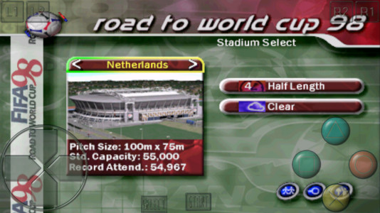 اسکرین شات بازی فوتبال (جام جهانی 98) 6