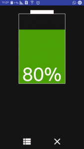 اسکرین شات برنامه نمایش درصد باتری (باطری) 1