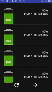 اسکرین شات برنامه نمایش درصد باتری (باطری) 2