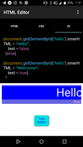 اسکرین شات برنامه HTML Editor 3
