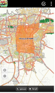 اسکرین شات برنامه نقشه آنلاین تهران 2