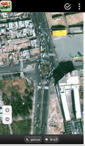 اسکرین شات برنامه نقشه آنلاین تهران 1