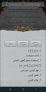 اسکرین شات برنامه کلیات کامل مولانا (مولوی) +معنای لغات 8
