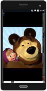 اسکرین شات برنامه تصویرزمینه و پروفایل ماشا خرس مهربون 3