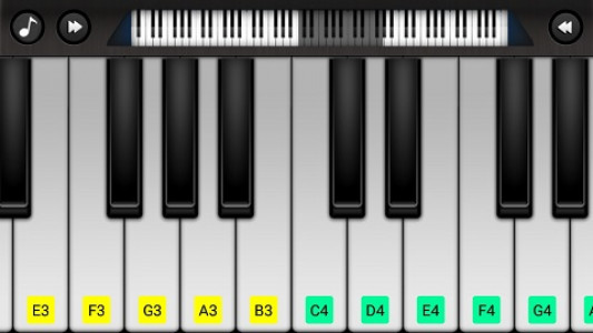 اسکرین شات برنامه پیانو 3