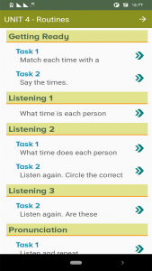 اسکرین شات برنامه کتاب هوشمند مهارت های شنیداری - تکتیس 1 (پایه) 3