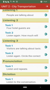 اسکرین شات برنامه کتاب هوشمند مهارت های شنیداری - تکتیس 2 (متوسط) 3