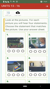 اسکرین شات برنامه کتاب هوشمند مهارت های شنیداری - تکتیس 2 (متوسط) 8