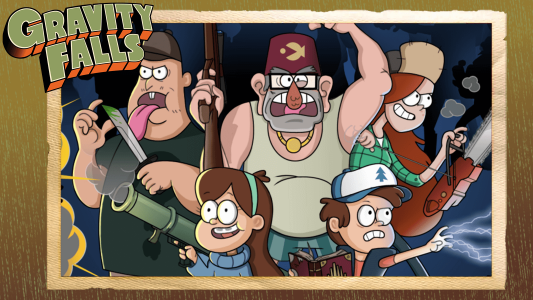 اسکرین شات 1 برنامه کارتون آبشار جاذبه