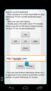 اسکرین شات برنامه Touchpad remote for Samsung TV 2
