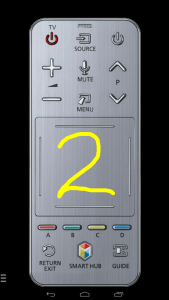 اسکرین شات برنامه Touchpad remote for Samsung TV 3