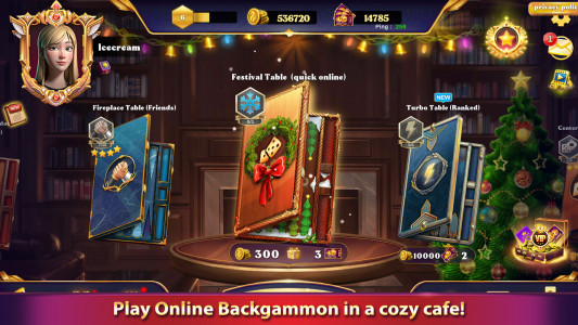 اسکرین شات بازی Cafe Backgammon: Board Game 1