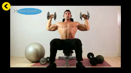 اسکرین شات برنامه تمرینات بازو در بدن سازی (فیلم) 4