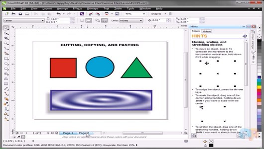 اسکرین شات برنامه آموزش طراحی و نقاشی با Corel Draw 9
