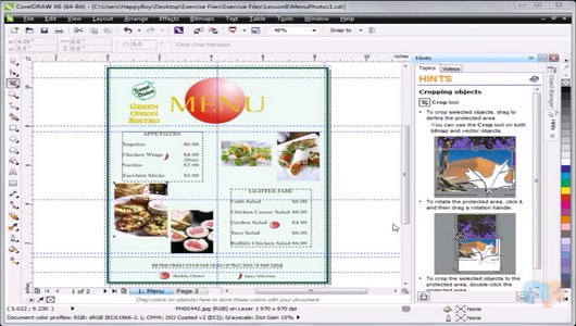 اسکرین شات برنامه آموزش طراحی و نقاشی با Corel Draw 5